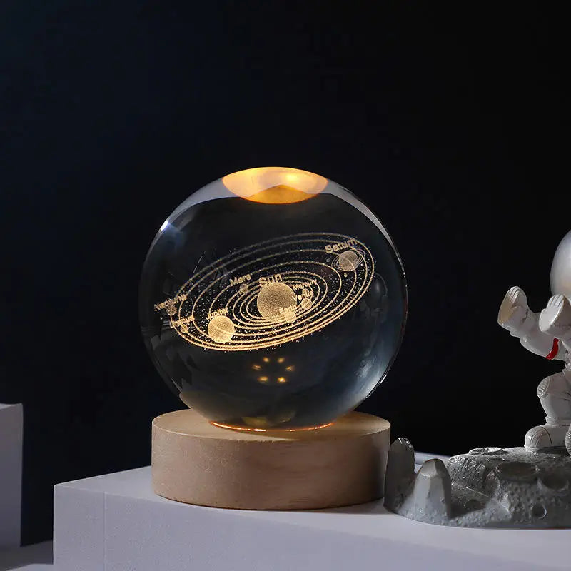 Galaxy Crystal Ball Lamp